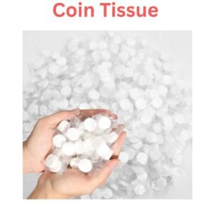 Coin Tissue - Compressed Disposable Magic Towel - Pack of 50
