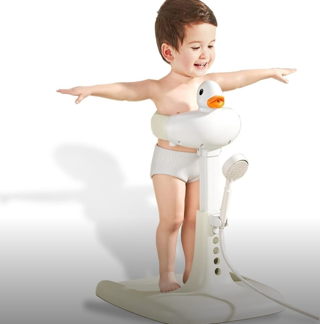 Duckling Standing Baby Bath Stand - Baby Shower Support